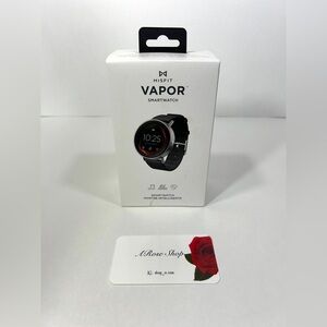 Misfit Vapor MIS7004 44mm Silver/Black Silicone Strap Smartwatch